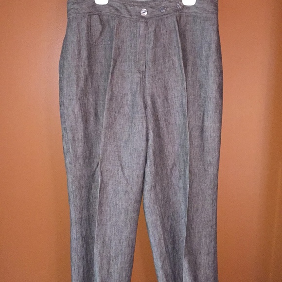 J. Jill Pants - J.Jill Brown Linen Pants